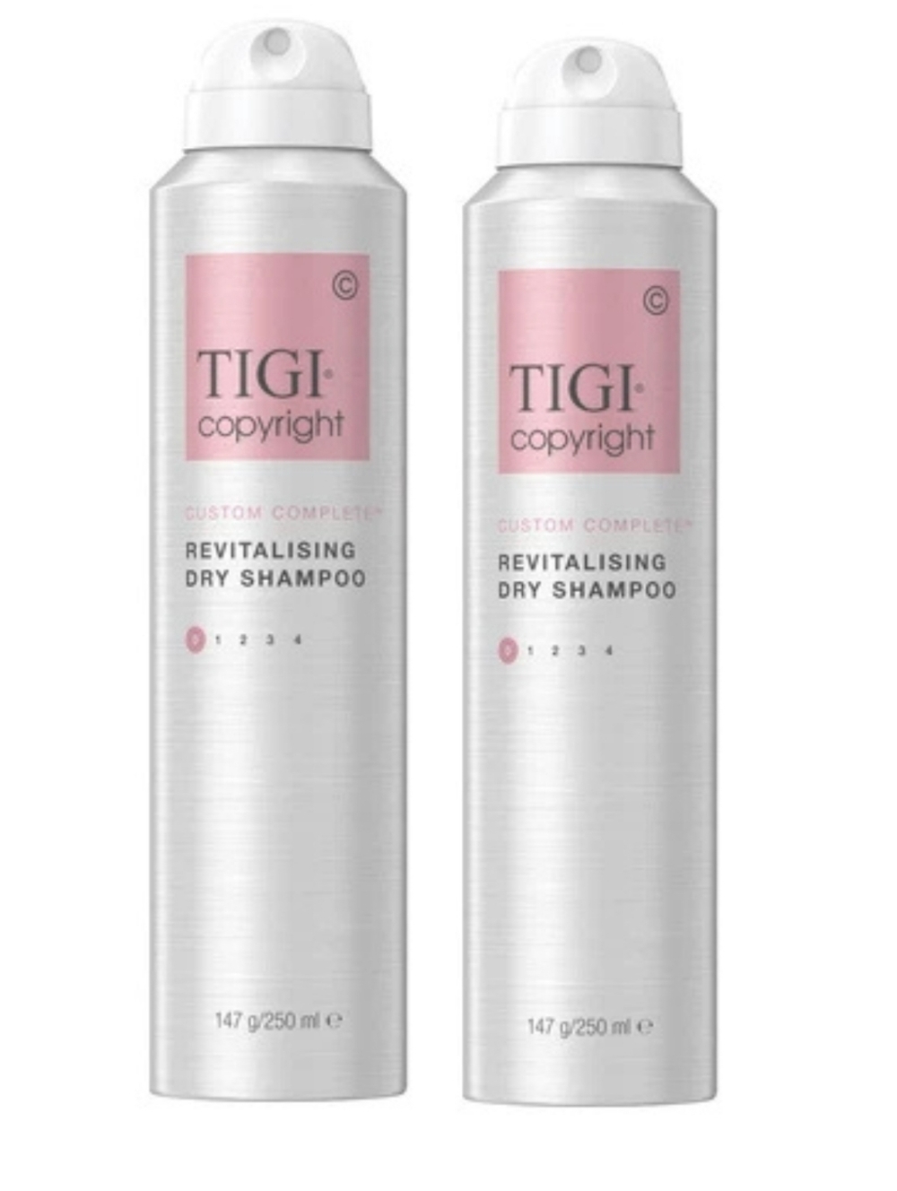 BUNDLE OF 2 TIGI Copyright Revitalising Dry Shampoo